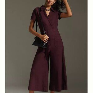 Anthropologie Maeve Black Jumpsuit